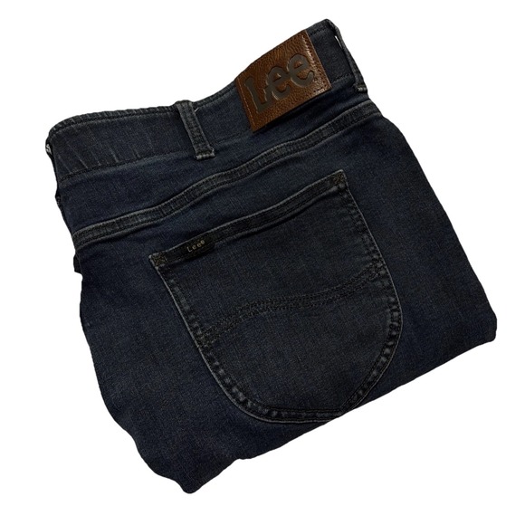 Lee Other - LEE EXTREME MOTION MVP ATHLETIC FIT TAPERED LEG JEANS; 42X30 Dark Wash